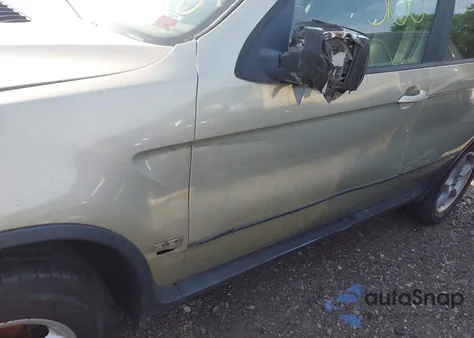 2002 BMW X5 3.0I из США, поврежденный, VIN 5UXFA53512LP28860